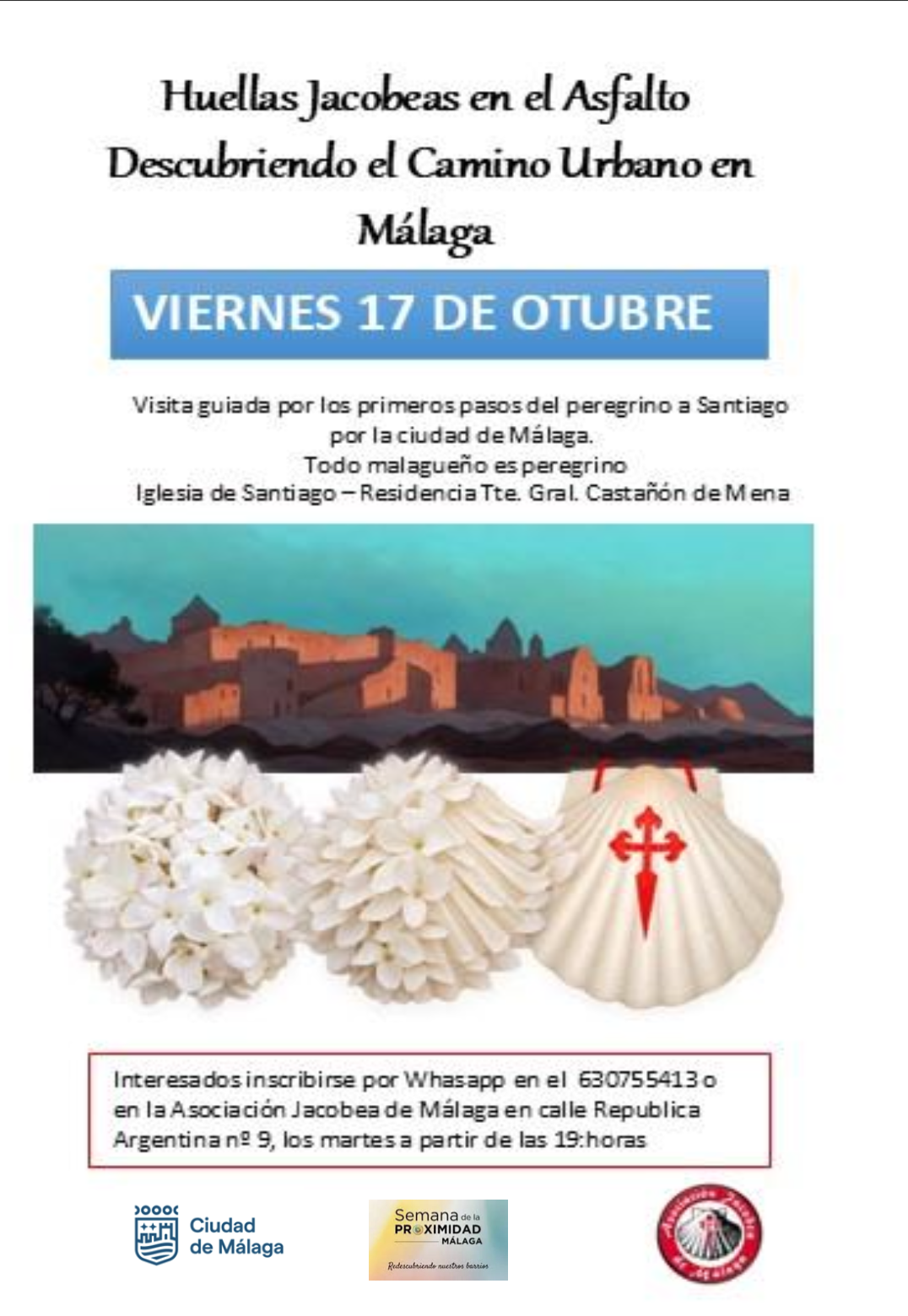 Huellas Jacobeas en el asfalto. Descubrimiento del Camino urbano en Málaga