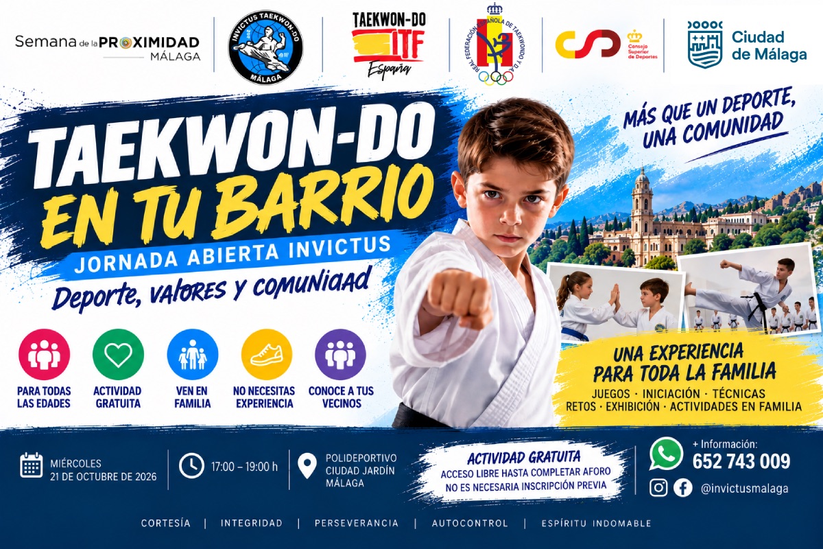 TAEKWON-DO EN TU BARRIO – JORNADA ABIERTA INVICTUS