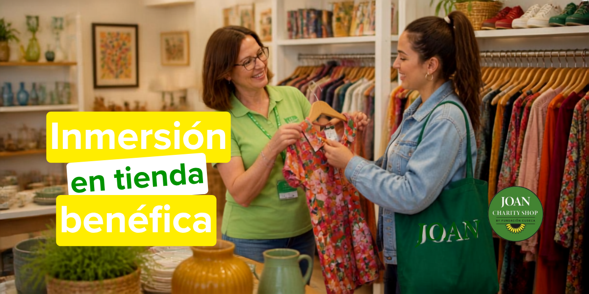 Inmersión en tienda benéfica