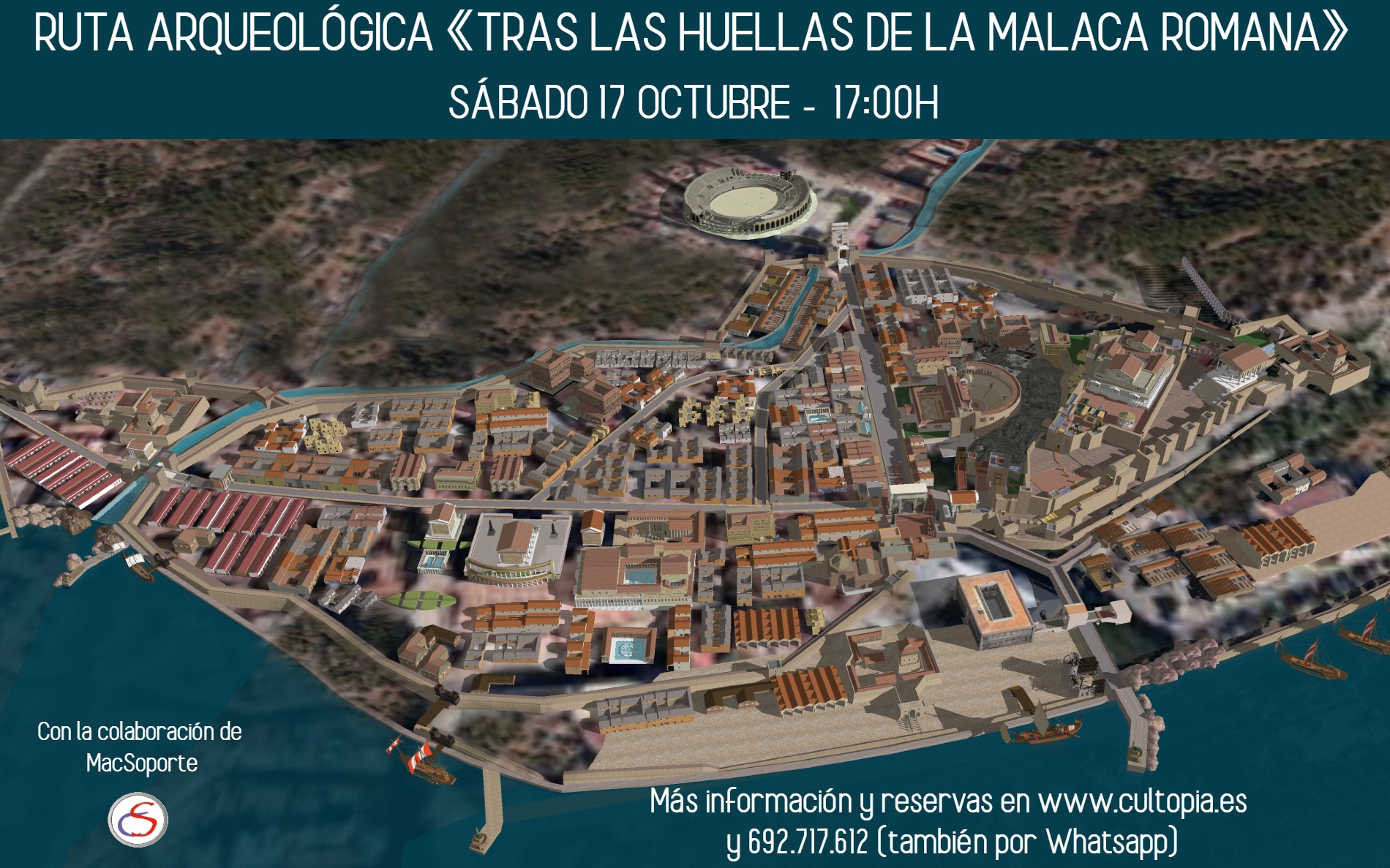 Ruta arqueológica «Tras las huellas de la Malaca romana»