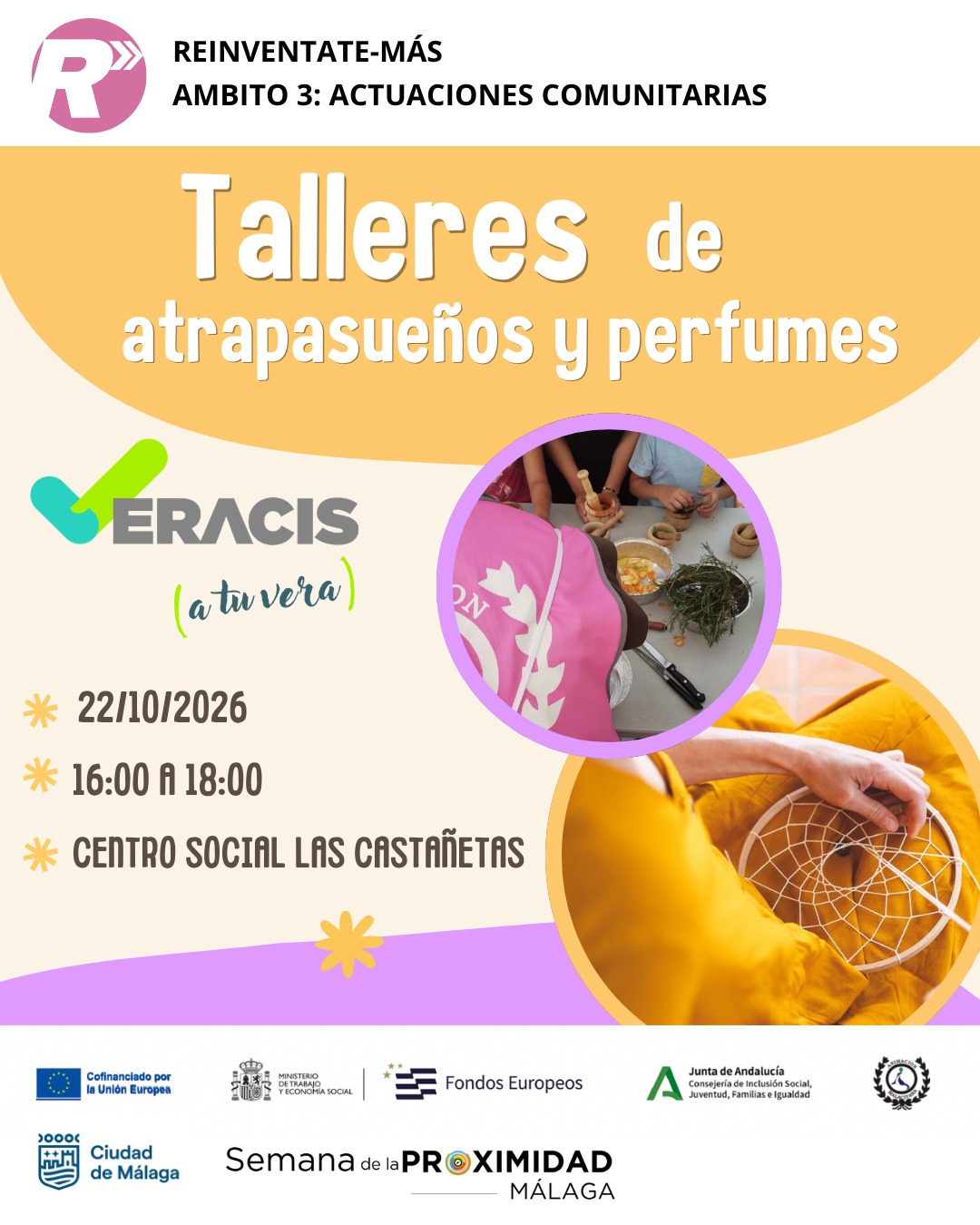 Talleres de atrapasueños y perfumes